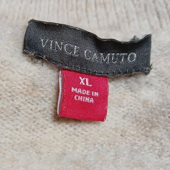 VINCE CAMUTO Cream Relaxed Fit Soft & Cozy Sweater Size XL - EUC - Picture 5 of 11